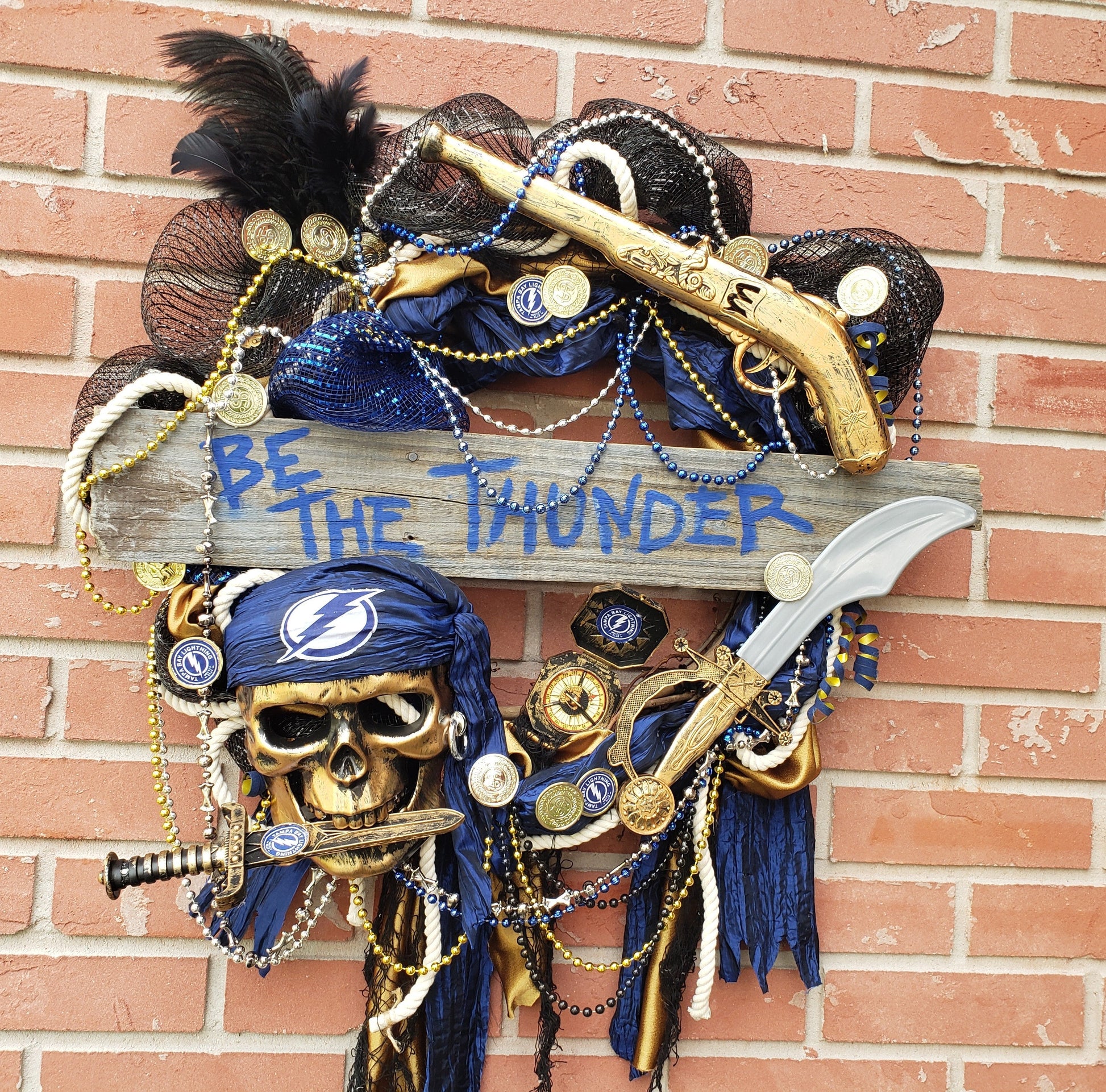 Be the Thunder Bolts Gasparilla wreath