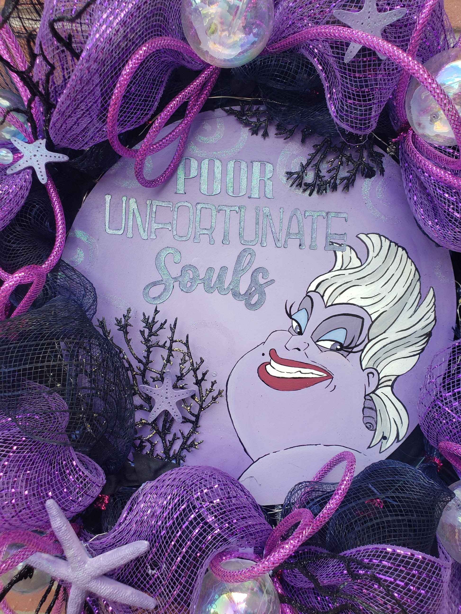 Ursula Poor Unfortunate Souls Villains Wreath