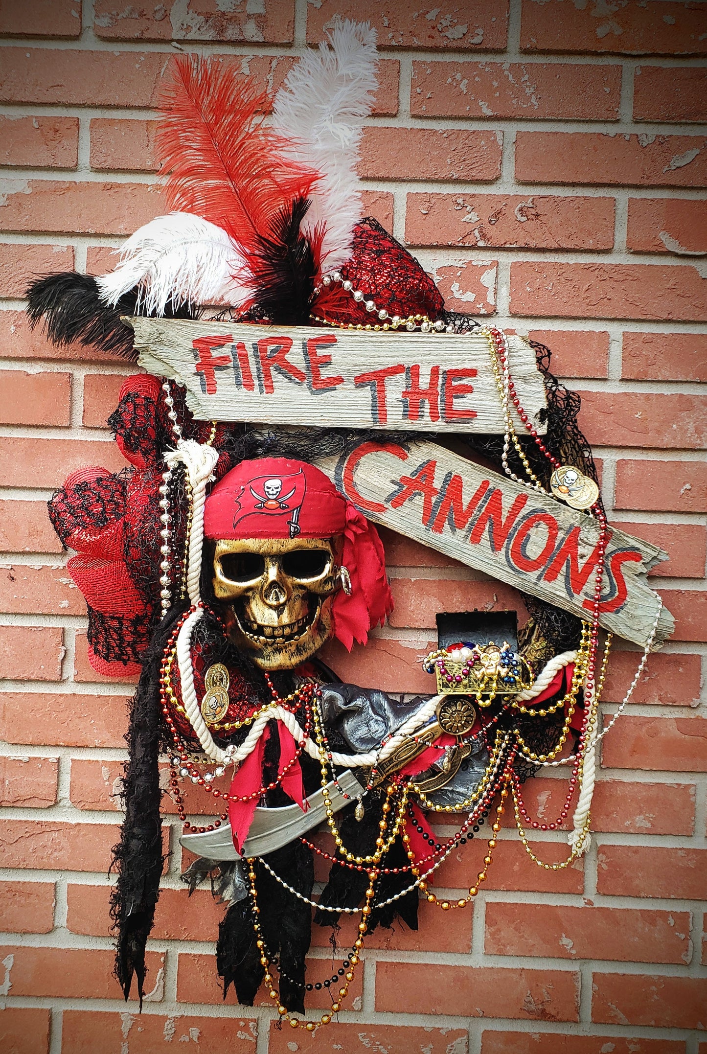 Buccaneers fire the Cannons Gasparilla wreath 