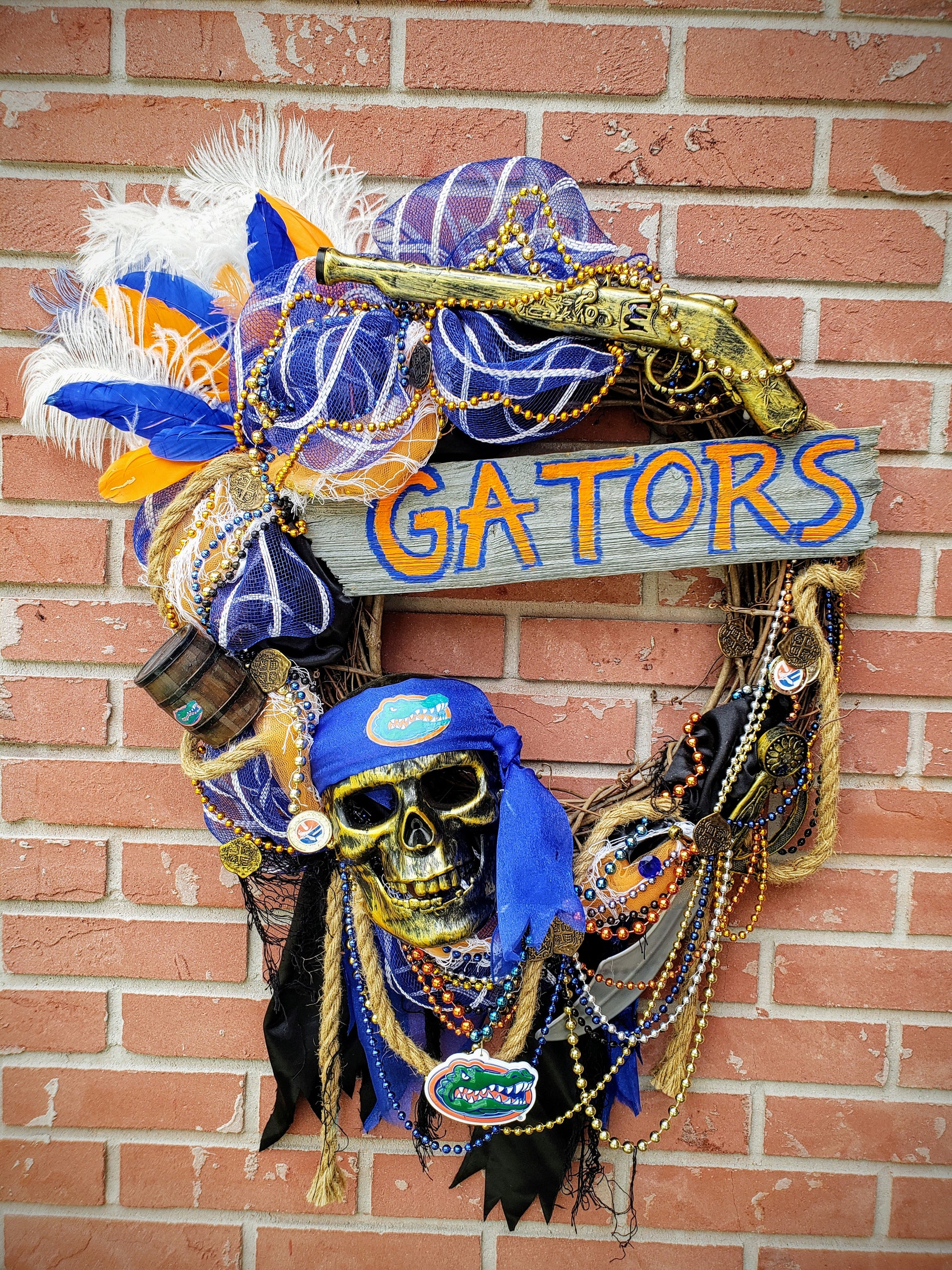 Florida  Gators Gasparilla wreaths 