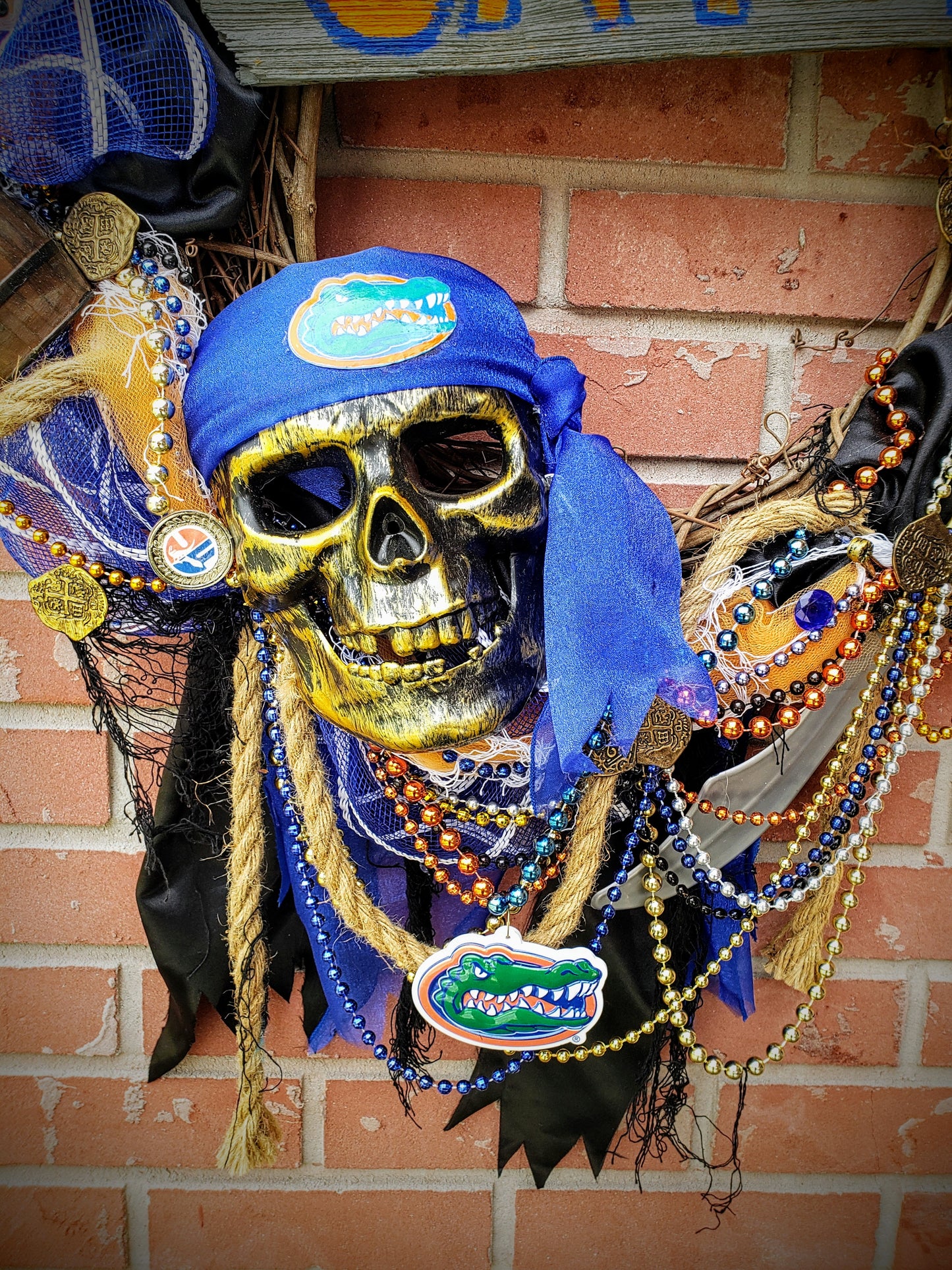 Florida Gators Gasparilla wreath 