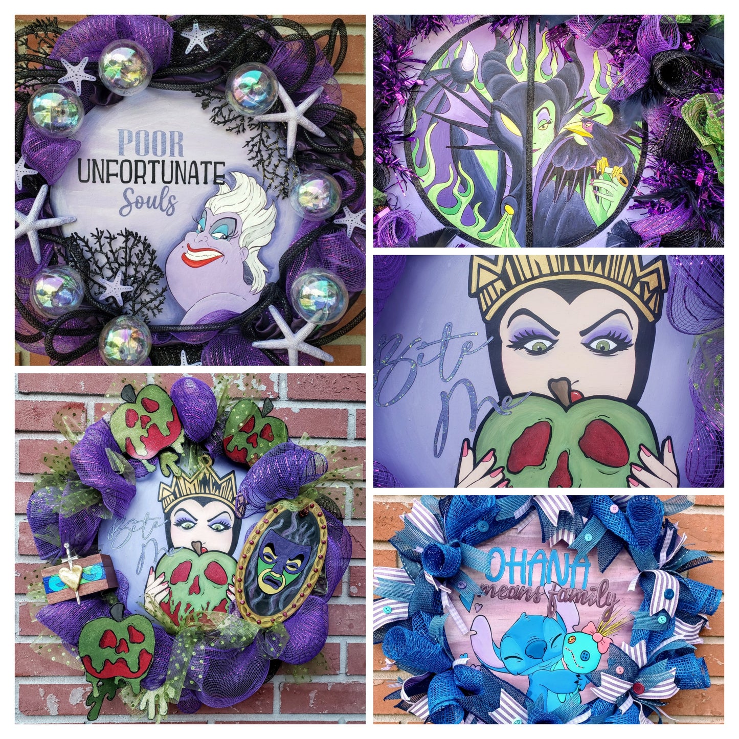 Disney Villains wreaths 