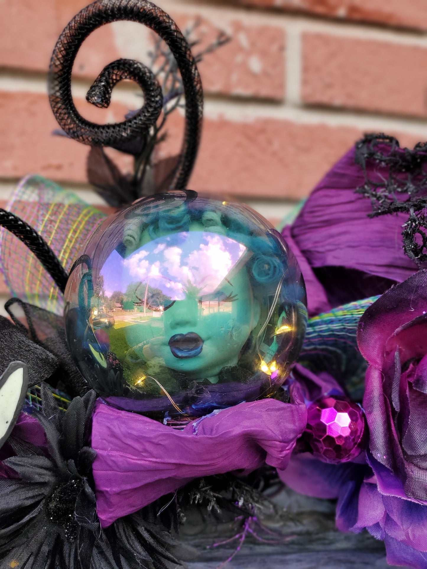 Haunted Mansion Welcome Foolish Mortals Wreath