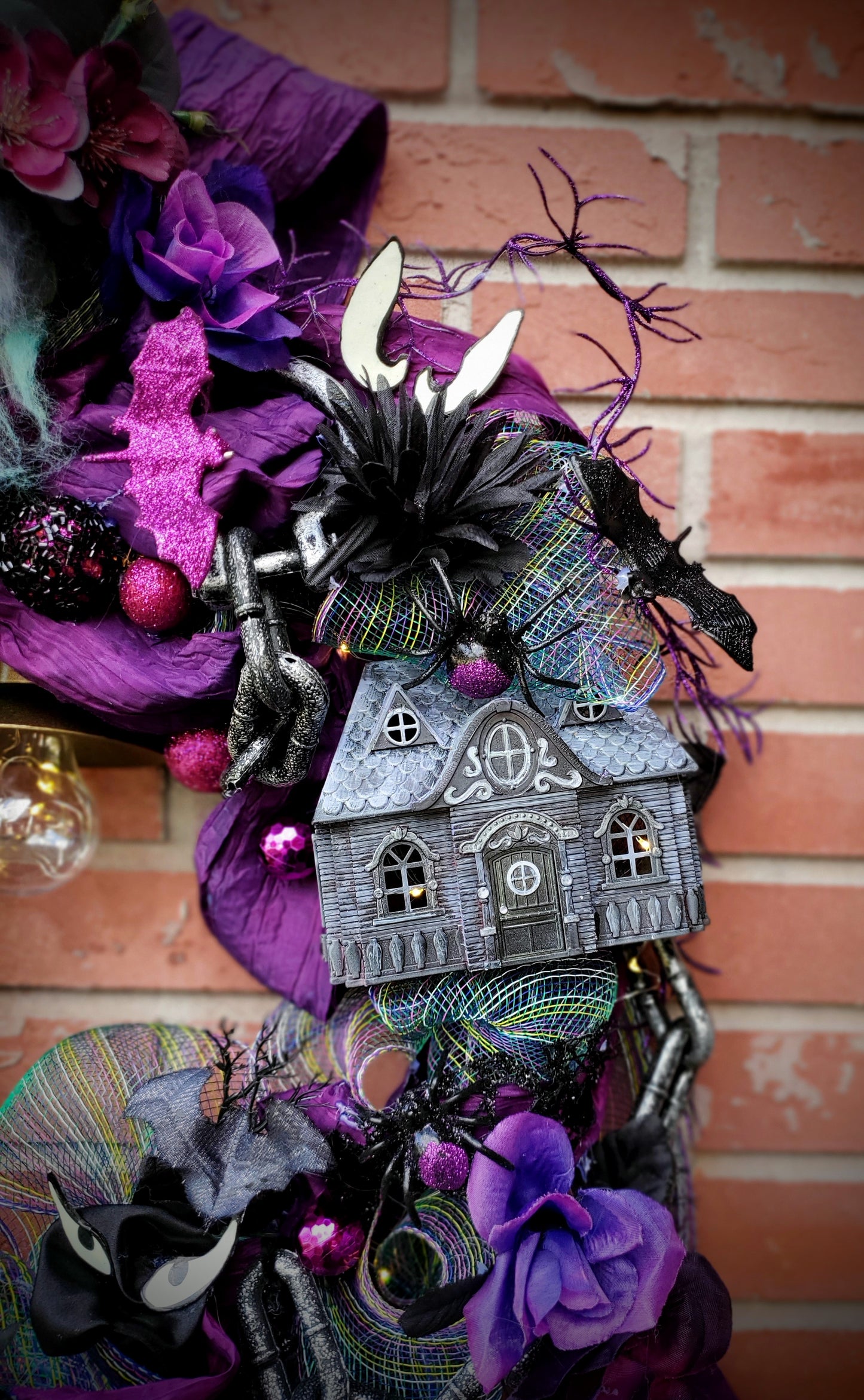 Haunted Mansion Welcome Foolish Mortals Wreath