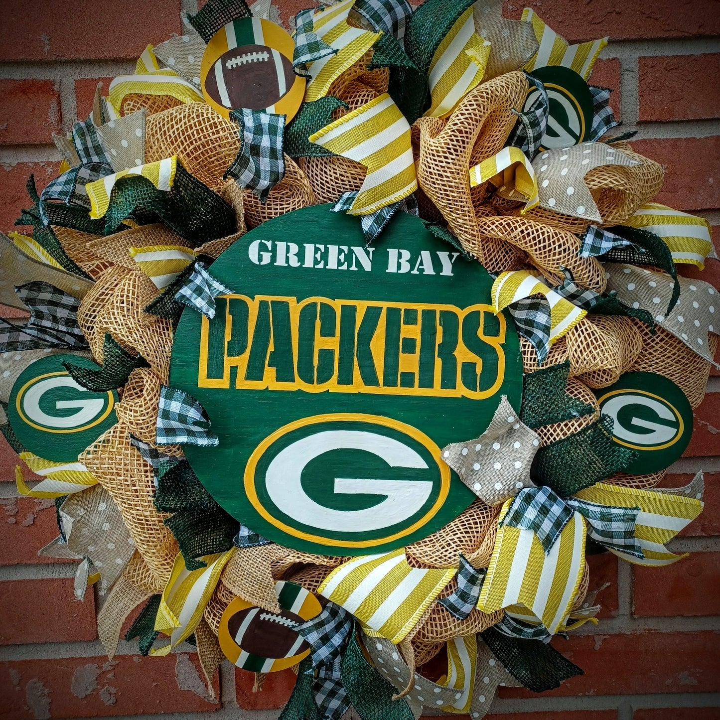 Packers wreath 