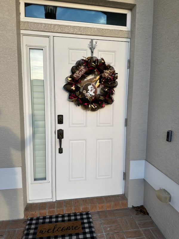 Fear the Spear Noles Wreath 