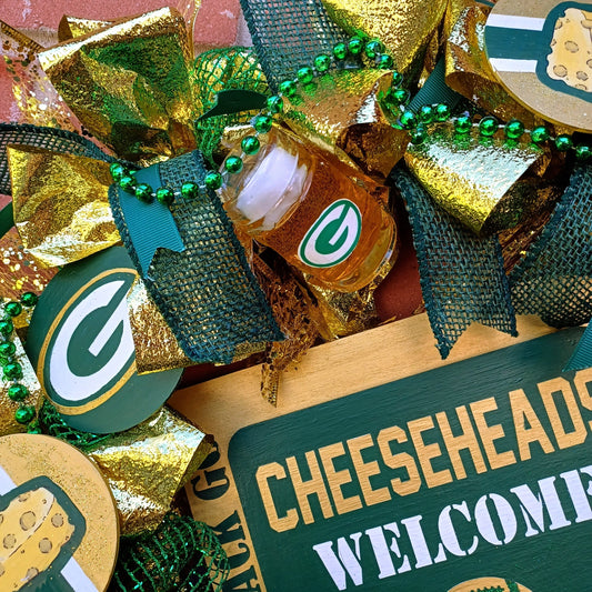 Packers wreath