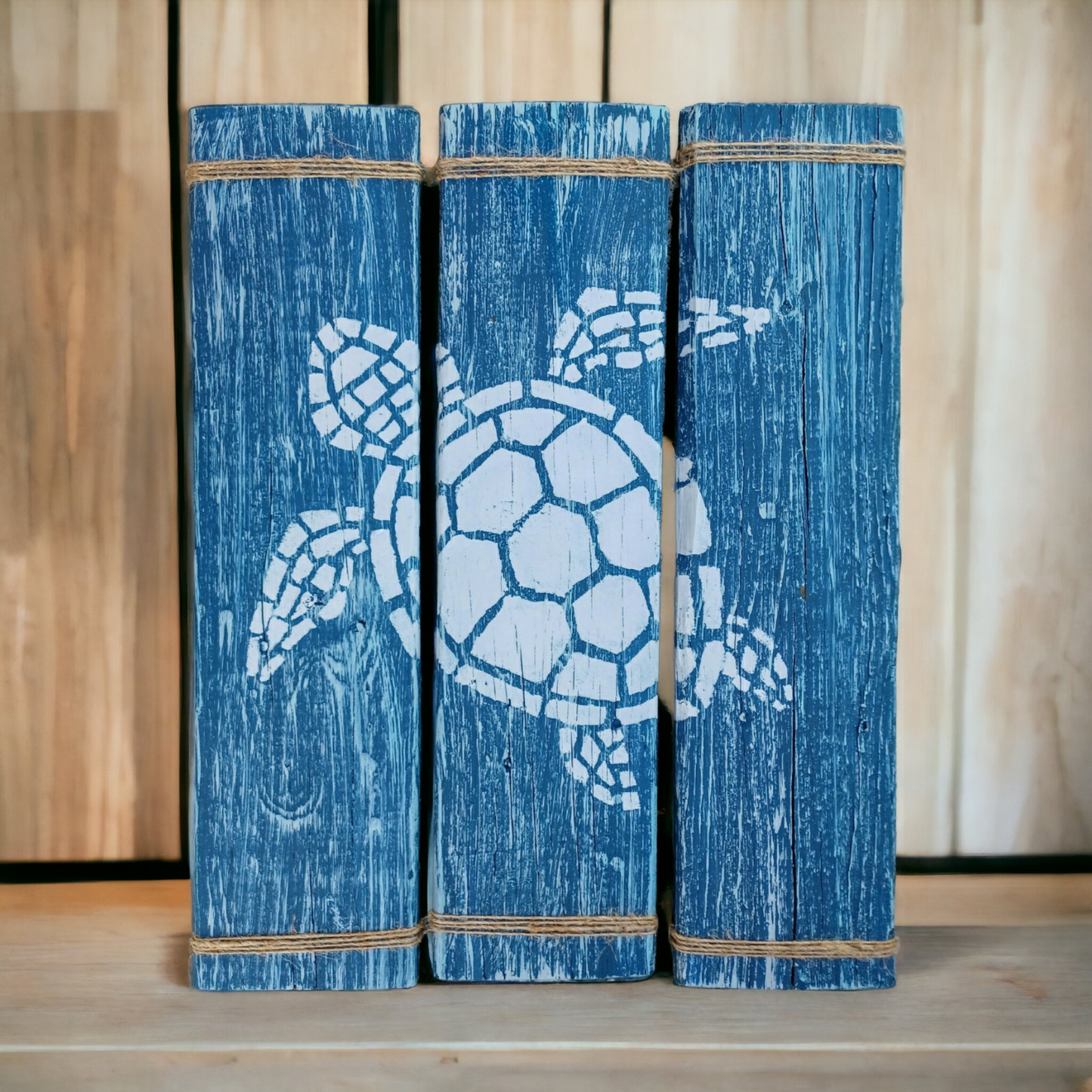 Sea Turtle painting on wood boards