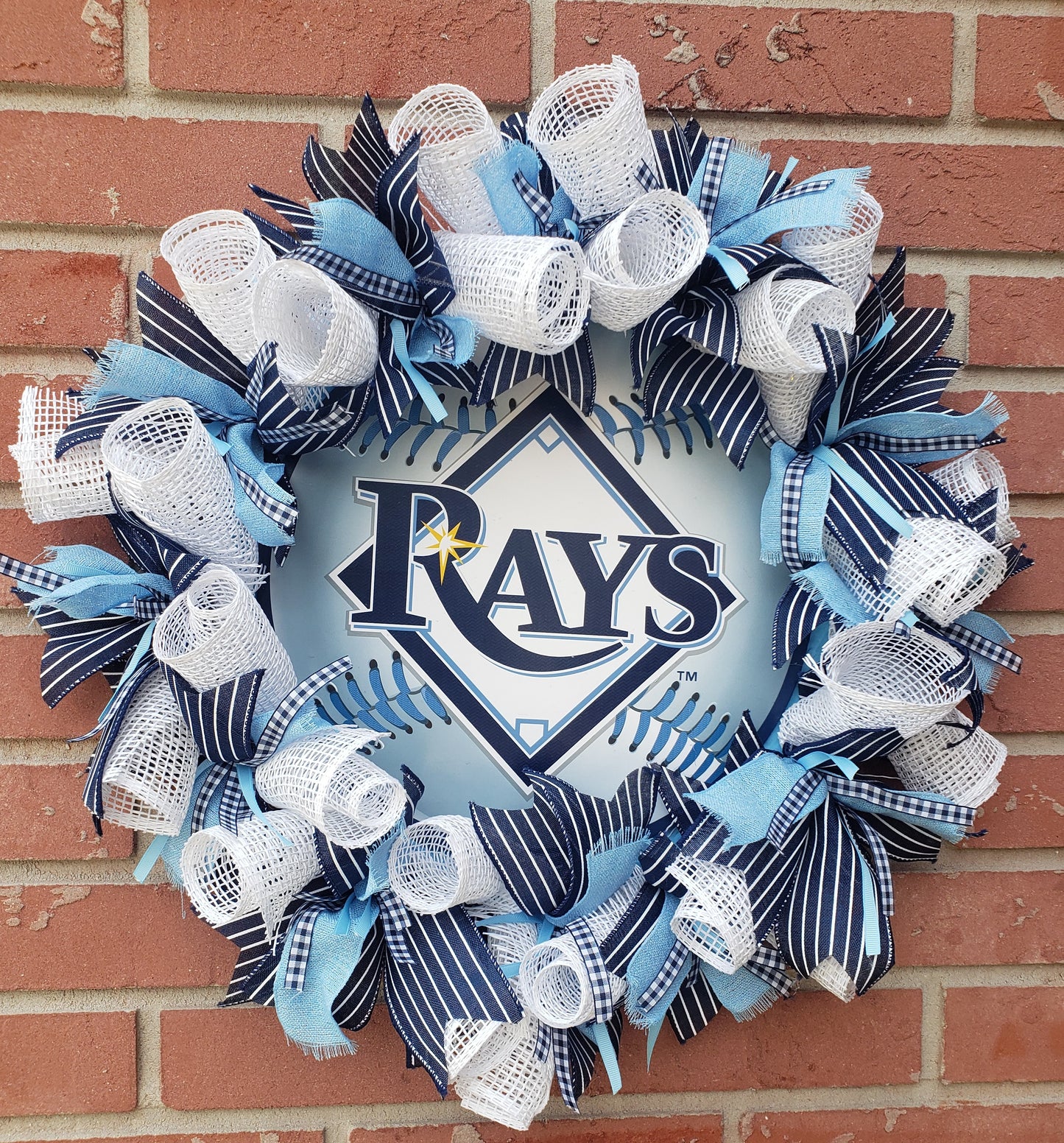 Tampa Bay Rays Door wreath