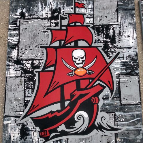 Buccaneers Wall Hangings Hand painted