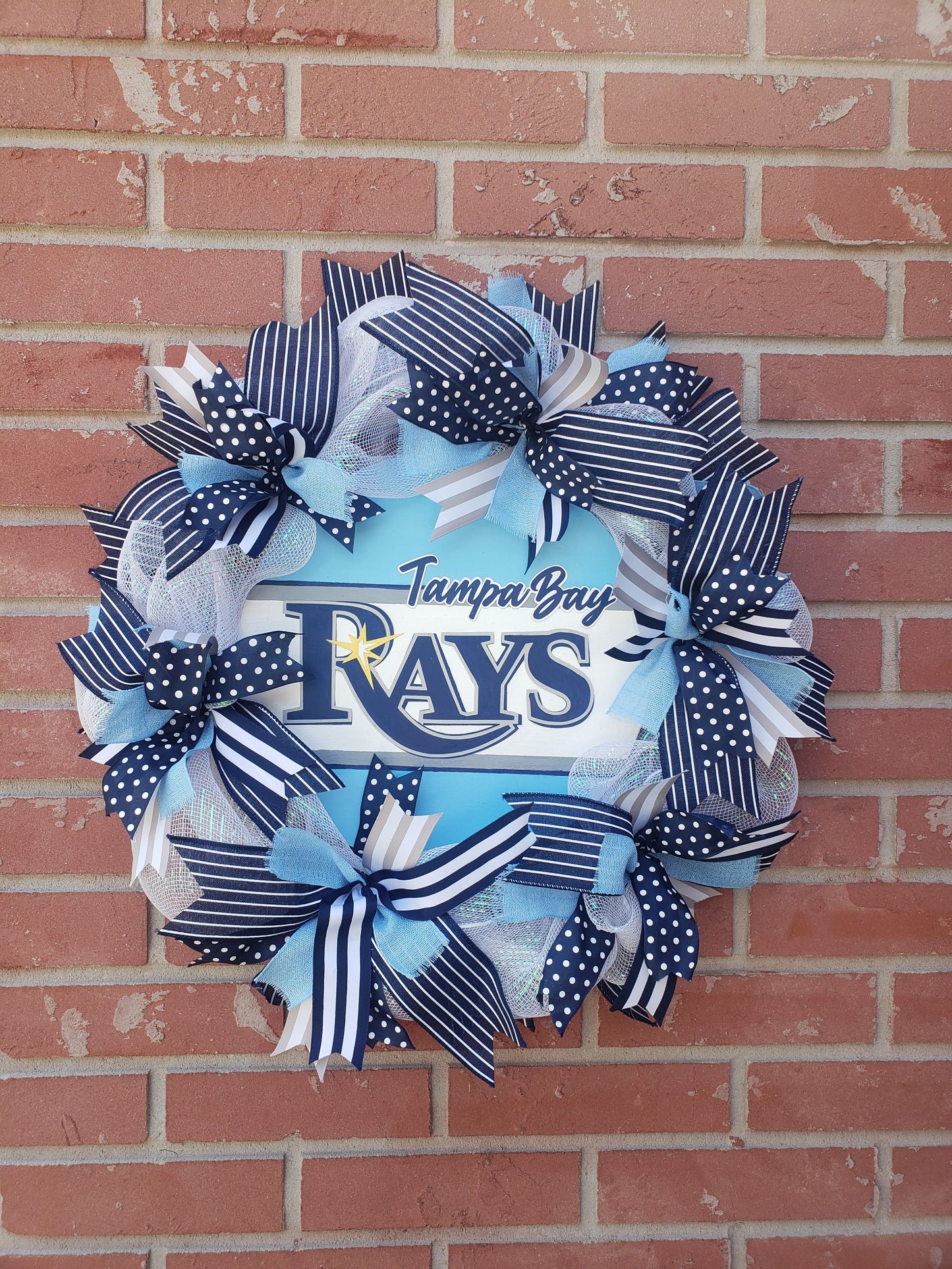 Tampa Bay Rays Door wreath