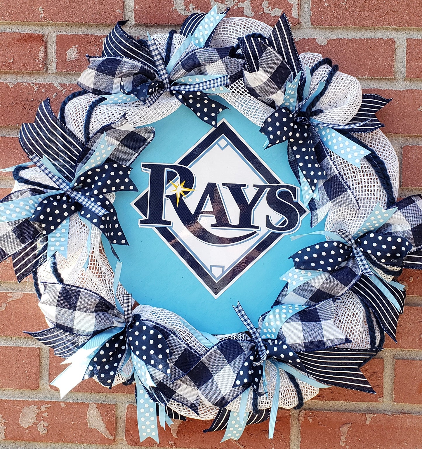 Tampa Bay Rays Door wreath